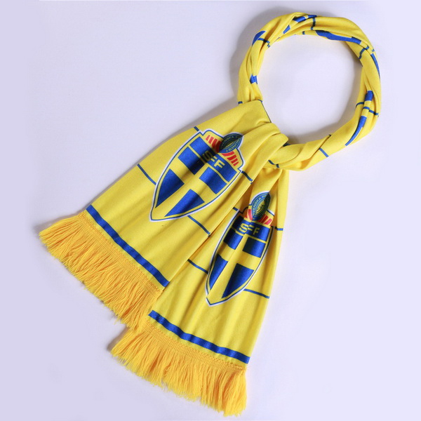 Bufanda Suecia Tejidas Amarillo
